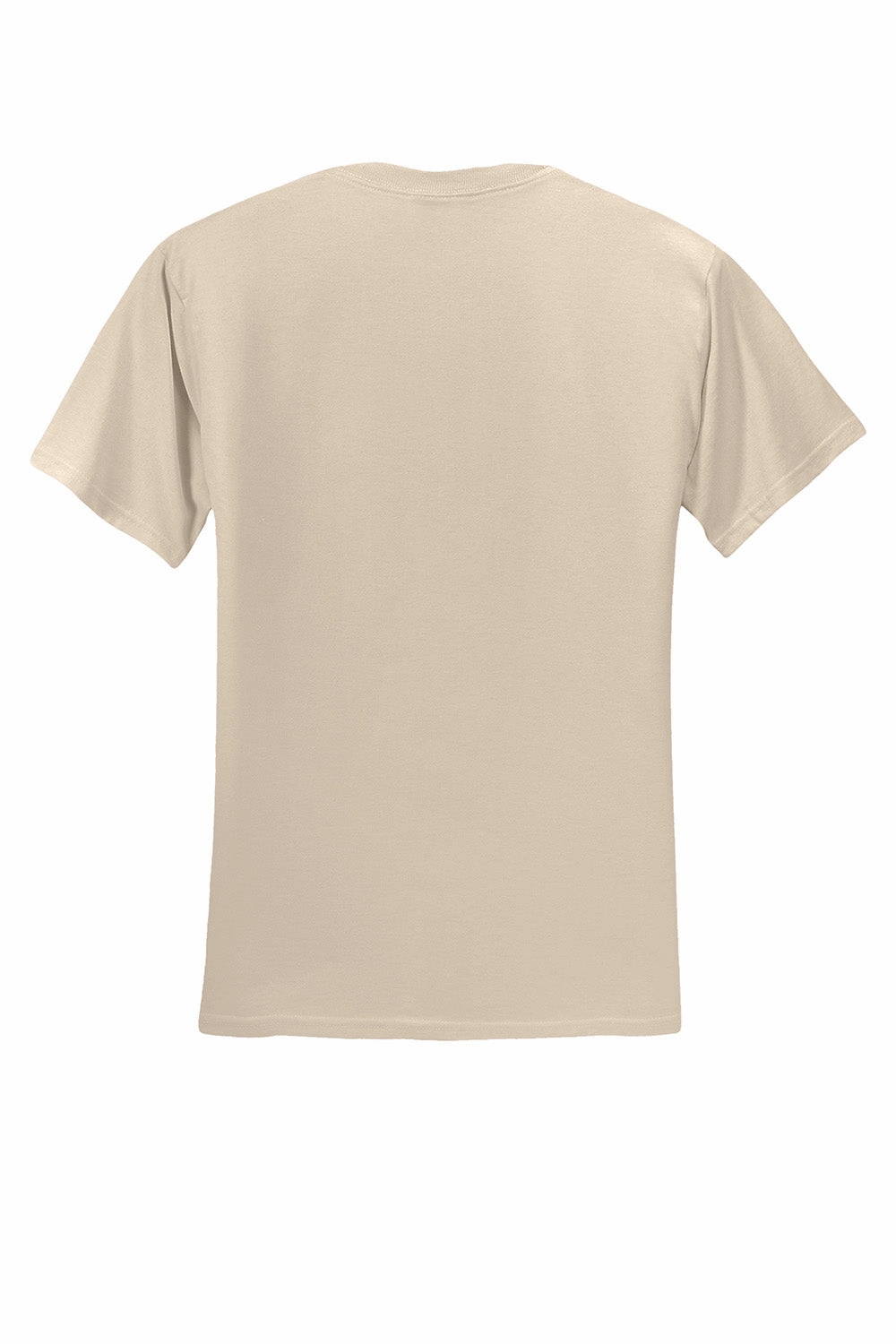 Jerzees Mens Dri-Power Moisture Wicking Short Sleeve Crewneck T-Shirt - Sandstone Brown