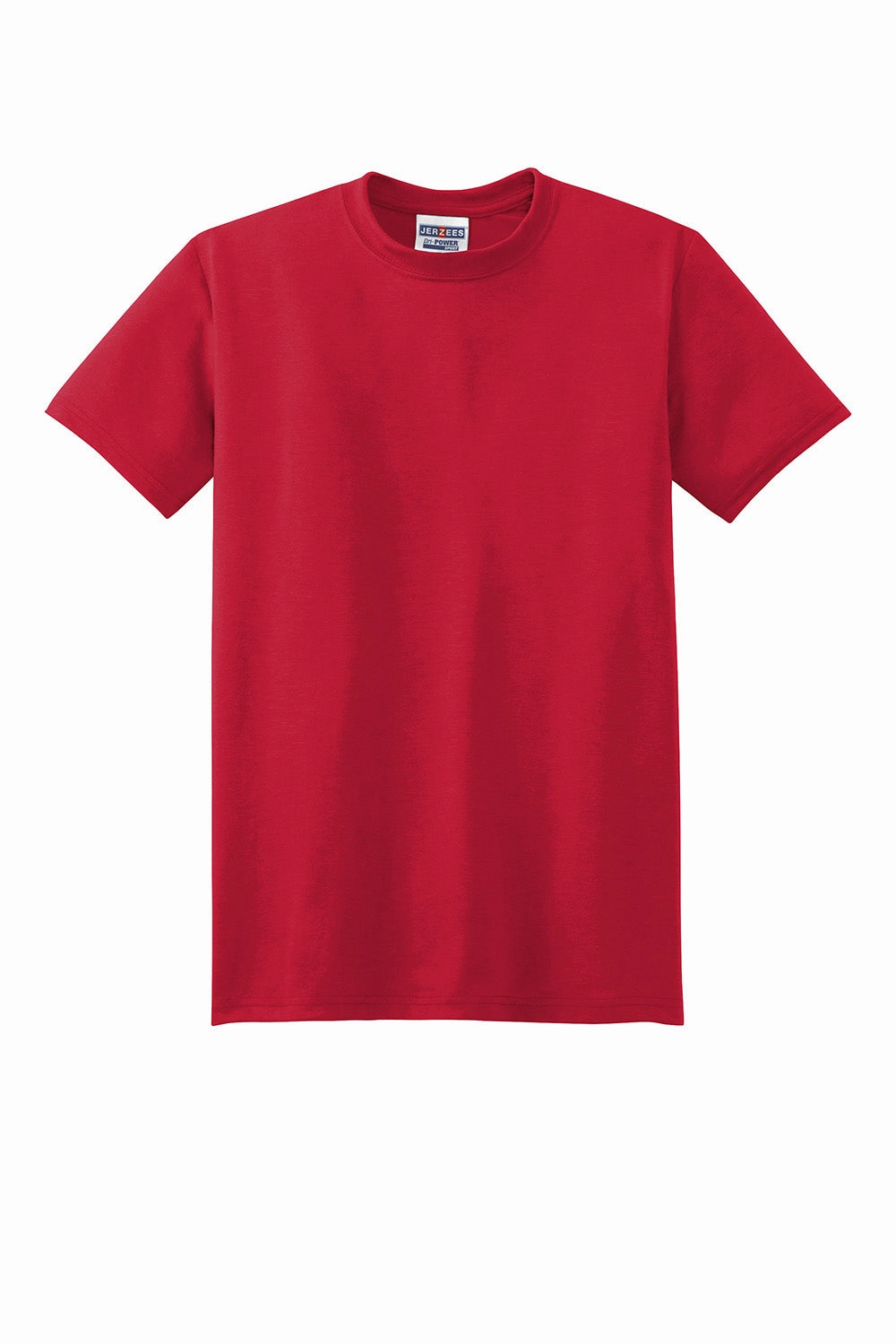 Jerzees Mens Dri-Power Moisture Wicking Short Sleeve Crewneck T-Shirt - True Red
