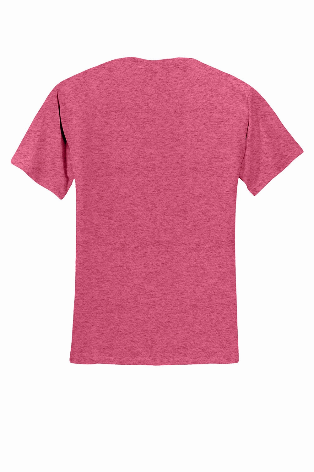 Jerzees Mens Dri-Power Moisture Wicking Short Sleeve Crewneck T-Shirt - Vintage Heather Red
