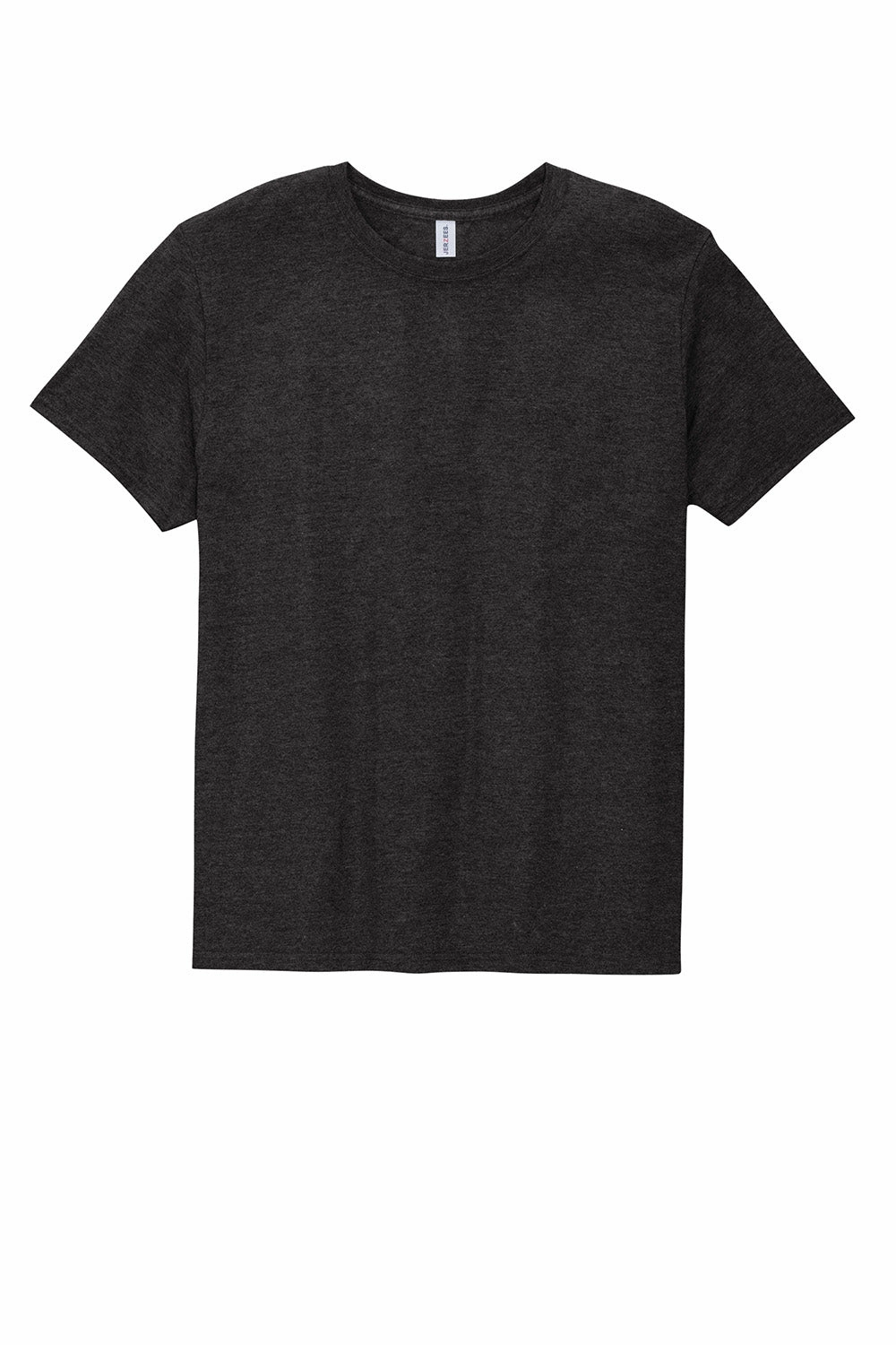 Jerzees Mens Premium Blend Moisture Wicking Short Sleeve Crewneck T-Shirt - Heather Black Ink