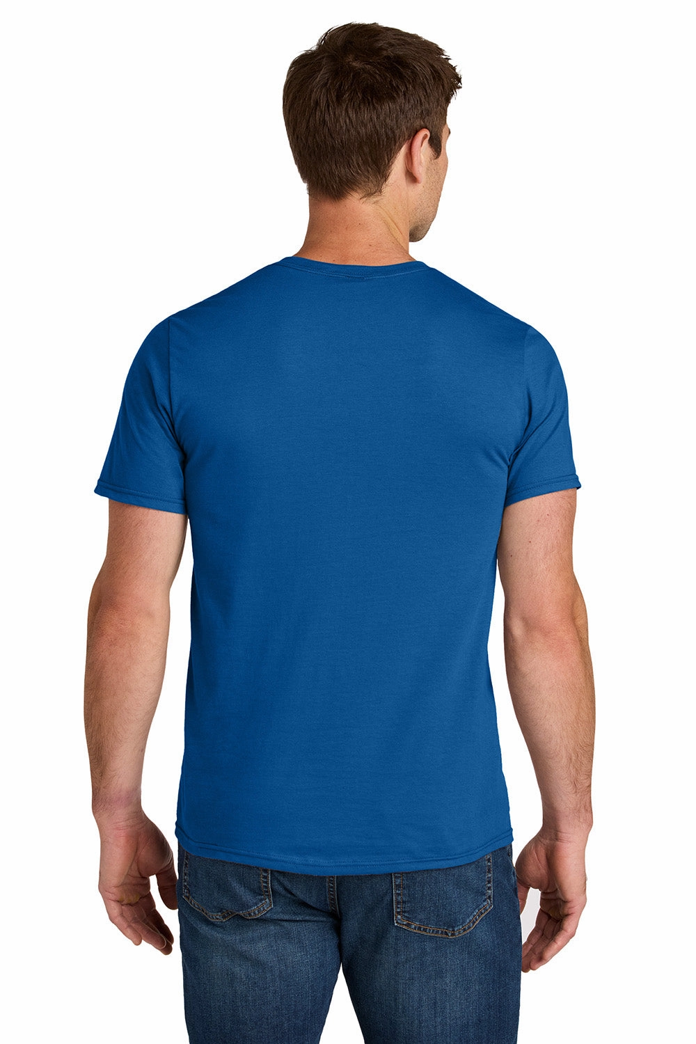 Jerzees Mens Ultimate Short Sleeve Crewneck T-Shirt - Royal Blue