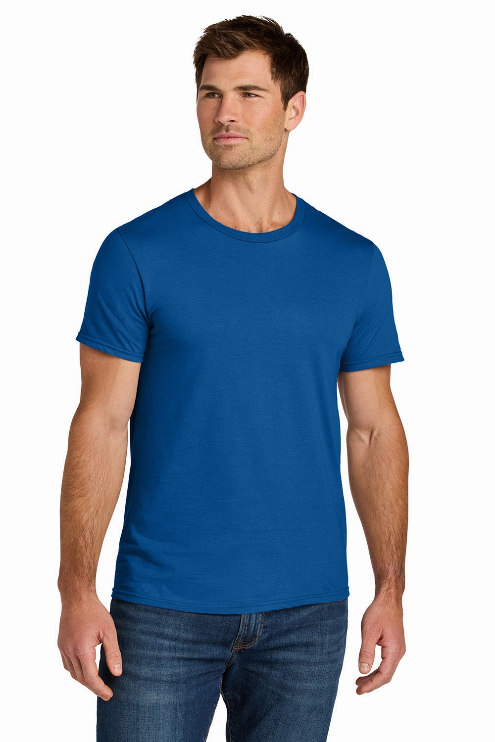 Jerzees Mens Ultimate Short Sleeve Crewneck T-Shirt - Royal Blue