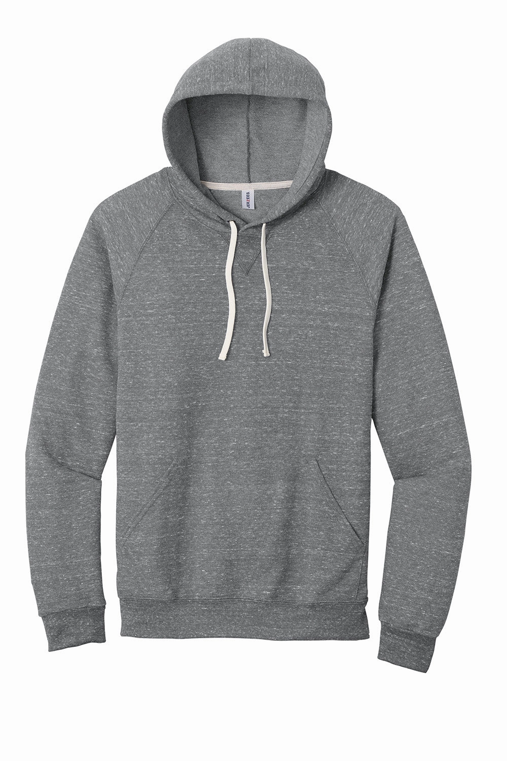 Jerzees Mens Vintage Snow French Terry Hooded Sweatshirt Hoodie w/ Pouch Pocket - Heather Charcoal Grey