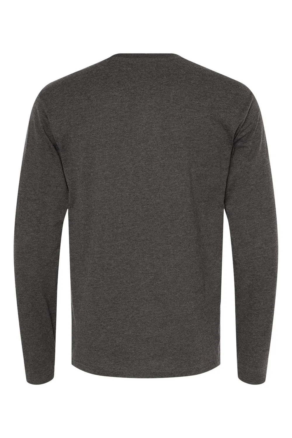 Kastlfel Mens Recycled Soft Long Sleeve Crewneck T-Shirt - Carbon Grey