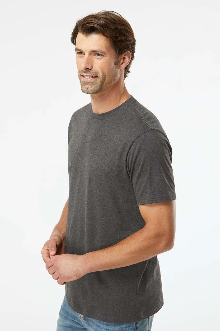 Kastlfel Mens Recycled Soft Short Sleeve Crewneck T-Shirt - Carbon Grey