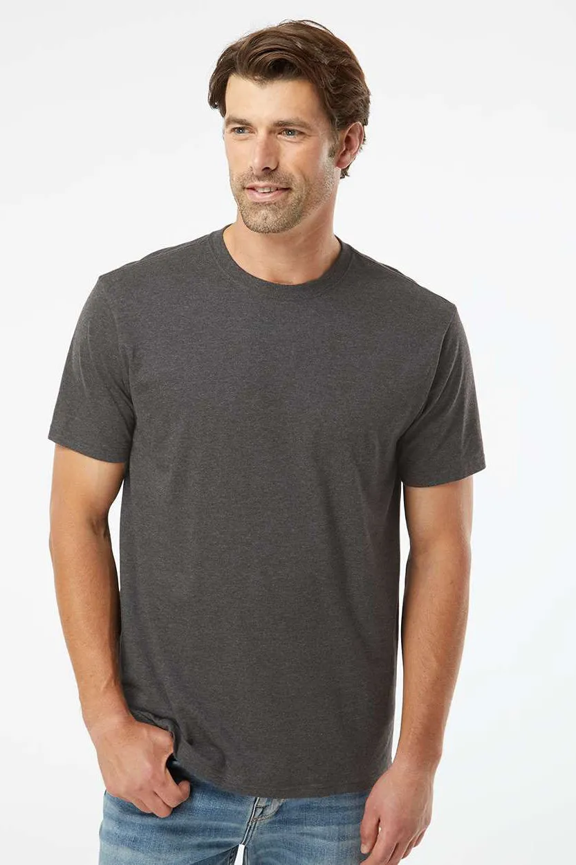 Kastlfel Mens Recycled Soft Short Sleeve Crewneck T-Shirt - Carbon Grey