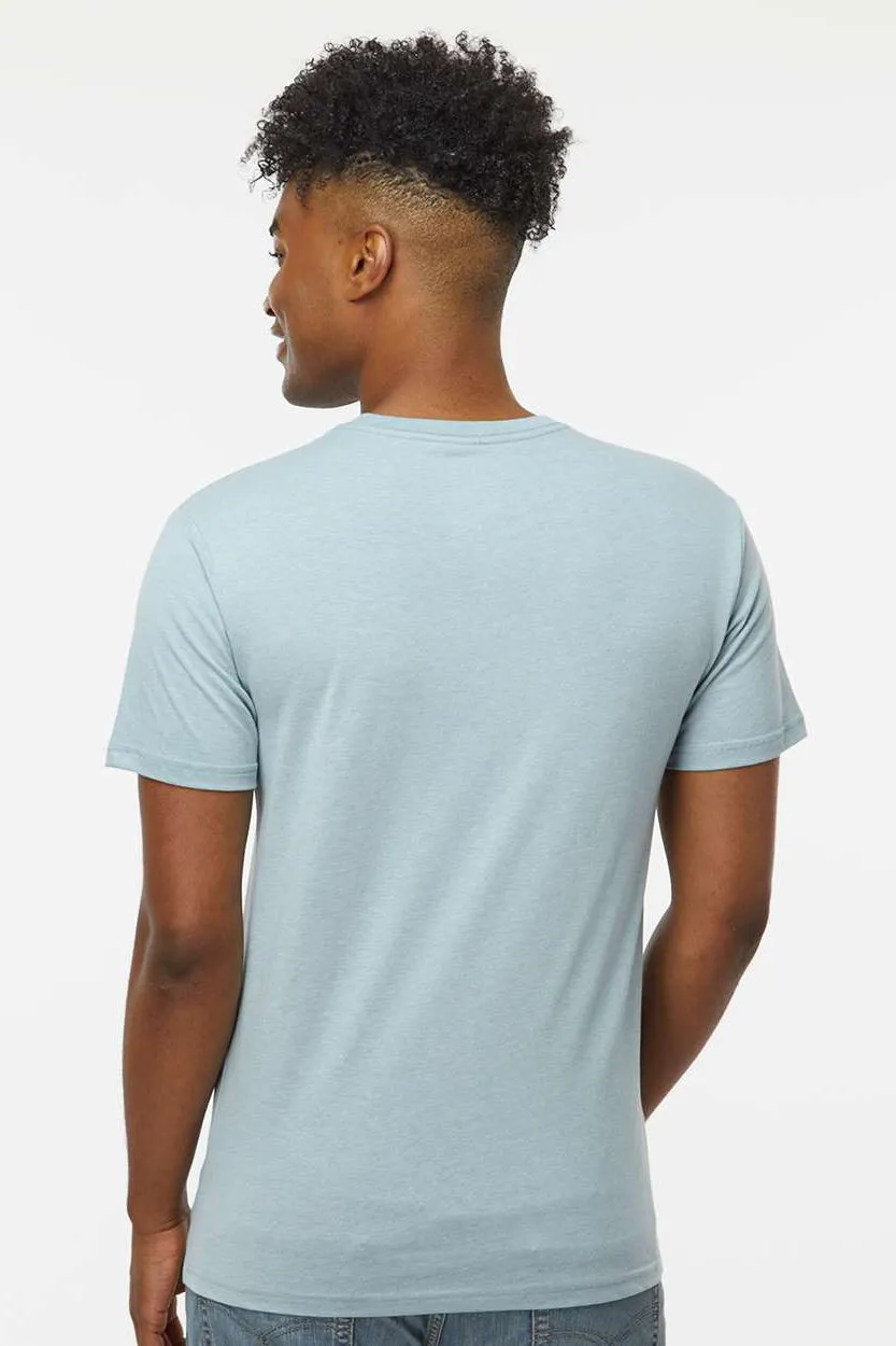 Kastlfel Mens Recycled Soft Short Sleeve Crewneck T-Shirt - Ice Blue