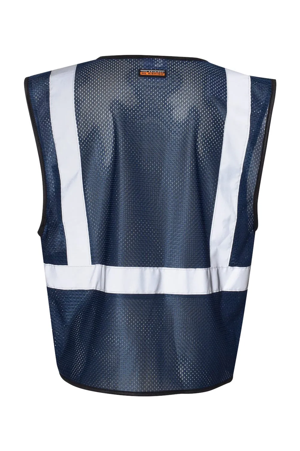 Kishigo Mens EV Series Enhanced Visibility Non-ANSI Vest - Navy Blue