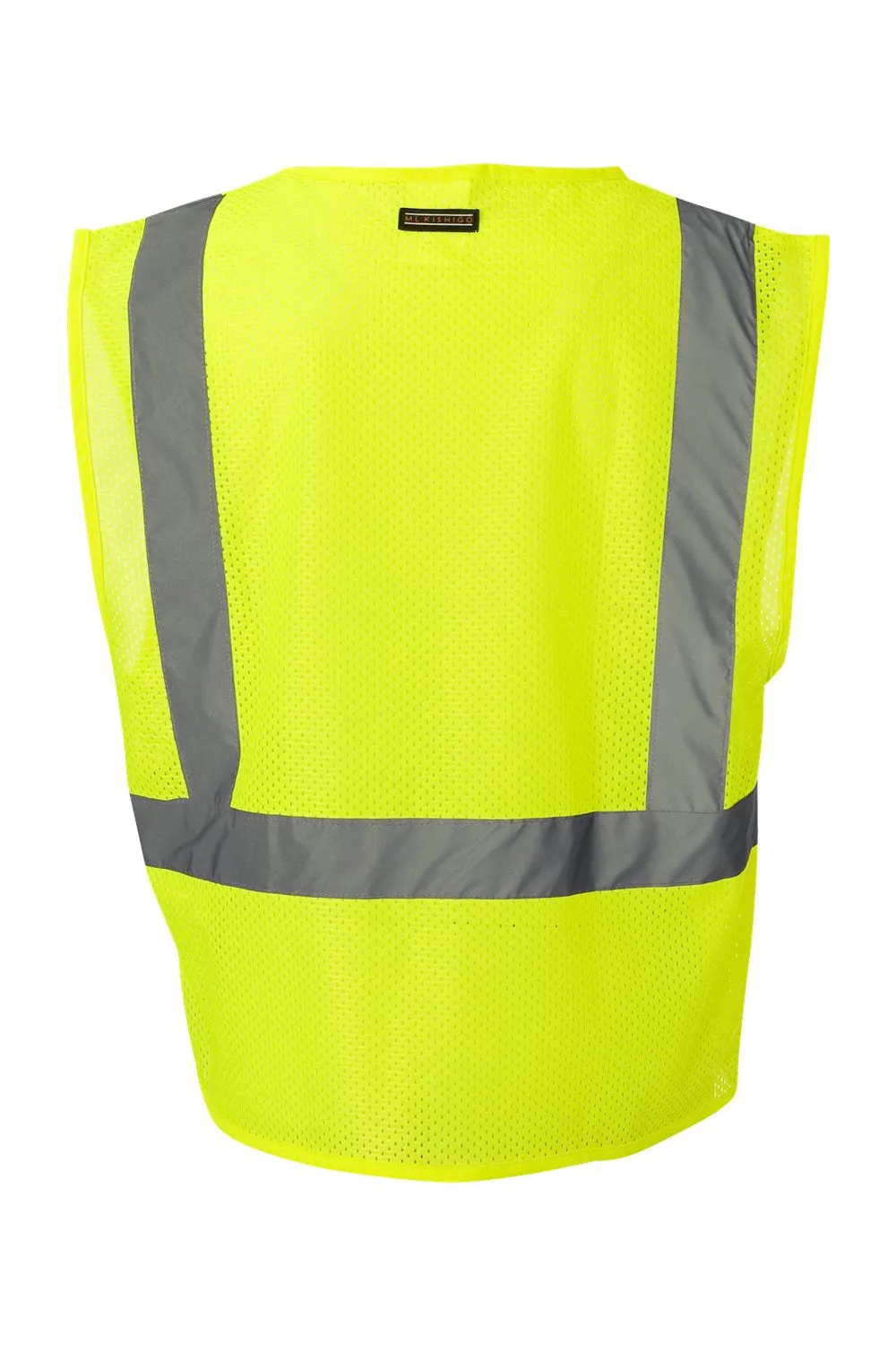 Kishigo Mens Ultra Cool Mesh Vest w/ Pockets - Lime Green