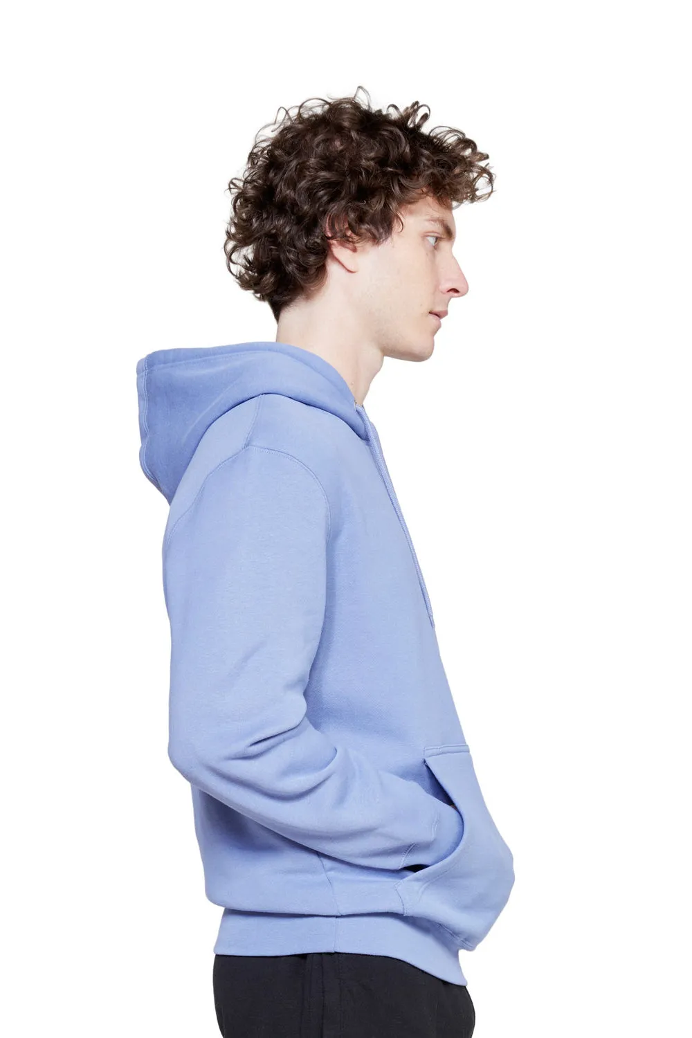 Lane Seven Mens Premium Hooded Sweatshirt Hoodie w/ Pouch Pocket - Colony Blue