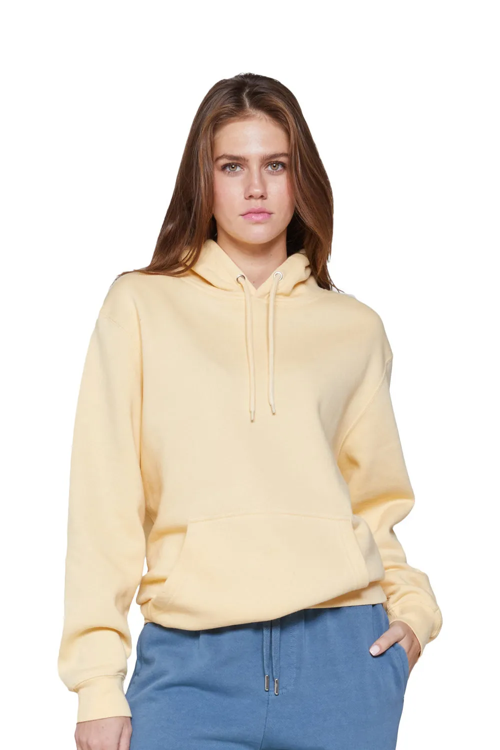 Lane Seven Mens Premium Hooded Sweatshirt Hoodie w/ Pouch Pocket - Pina Colada