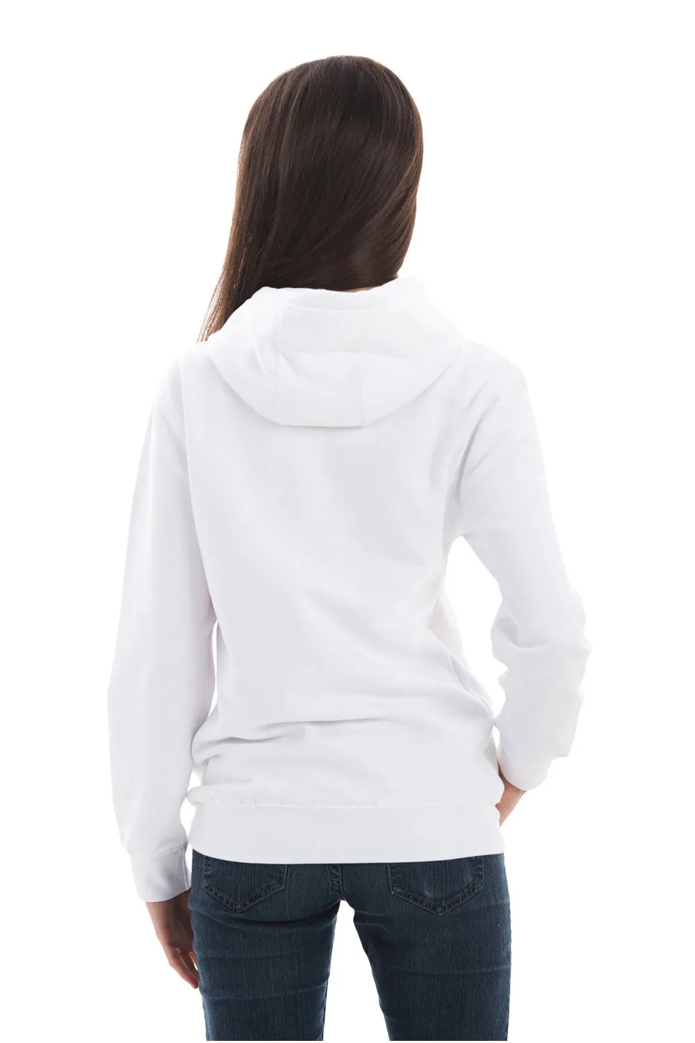 Lane Seven Mens Premium Hooded Sweatshirt Hoodie w/ Pouch Pocket - White