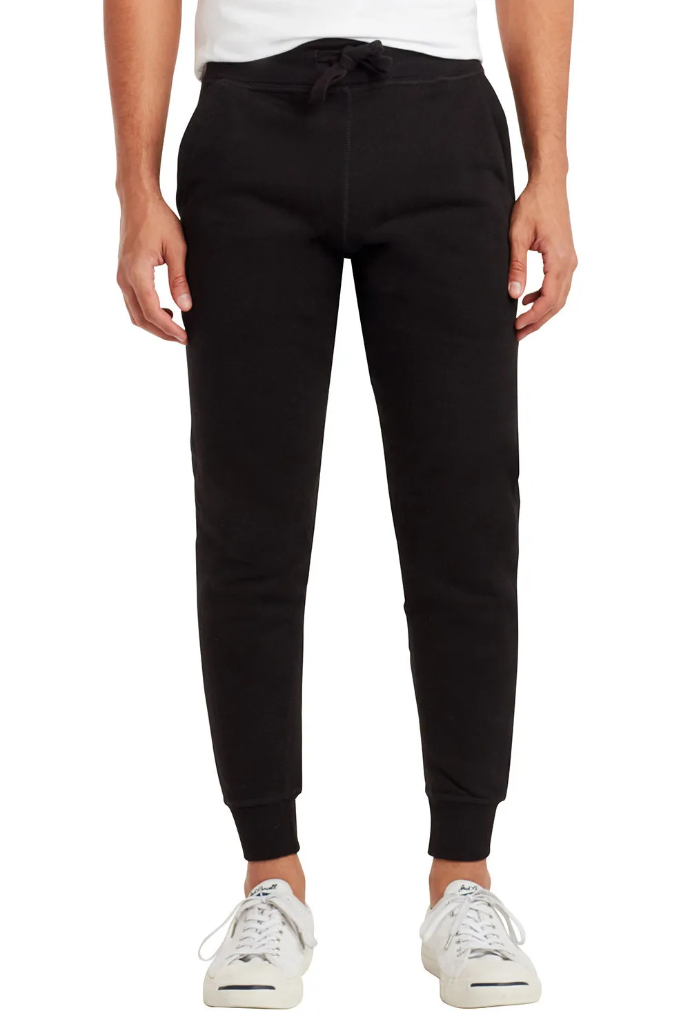 Lane Seven Mens Premium Jogger Sweatpants w/ Pockets - Black