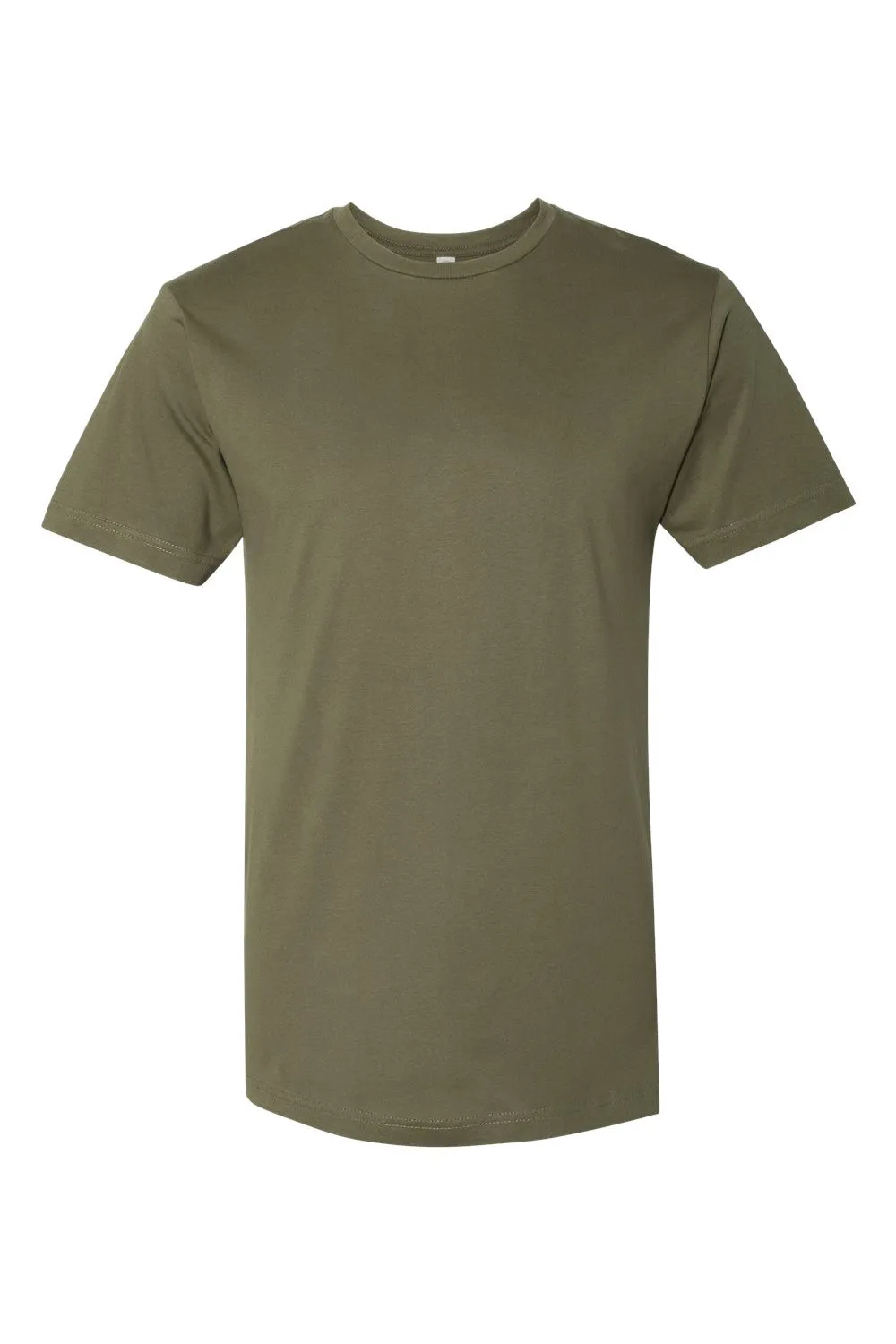LAT Mens Fine Jersey Short Sleeve Crewneck T-Shirt - Military Green