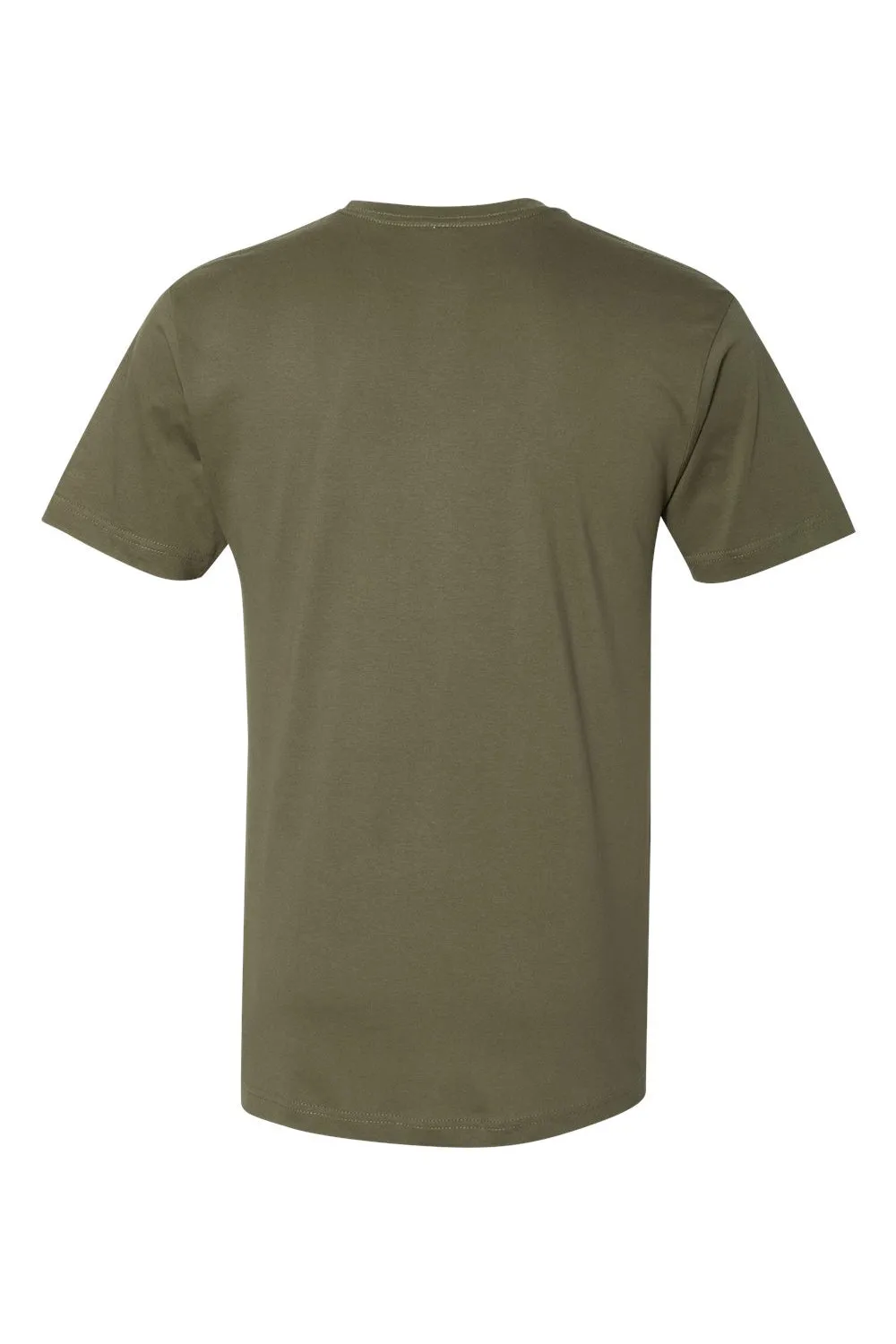 LAT Mens Fine Jersey Short Sleeve Crewneck T-Shirt - Military Green