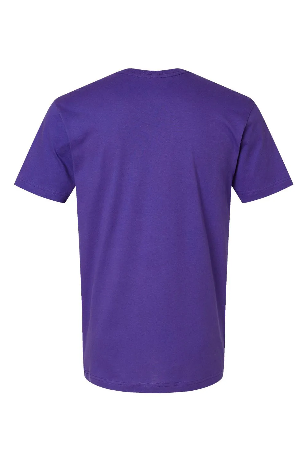 LAT Mens Fine Jersey Short Sleeve Crewneck T-Shirt - Purple