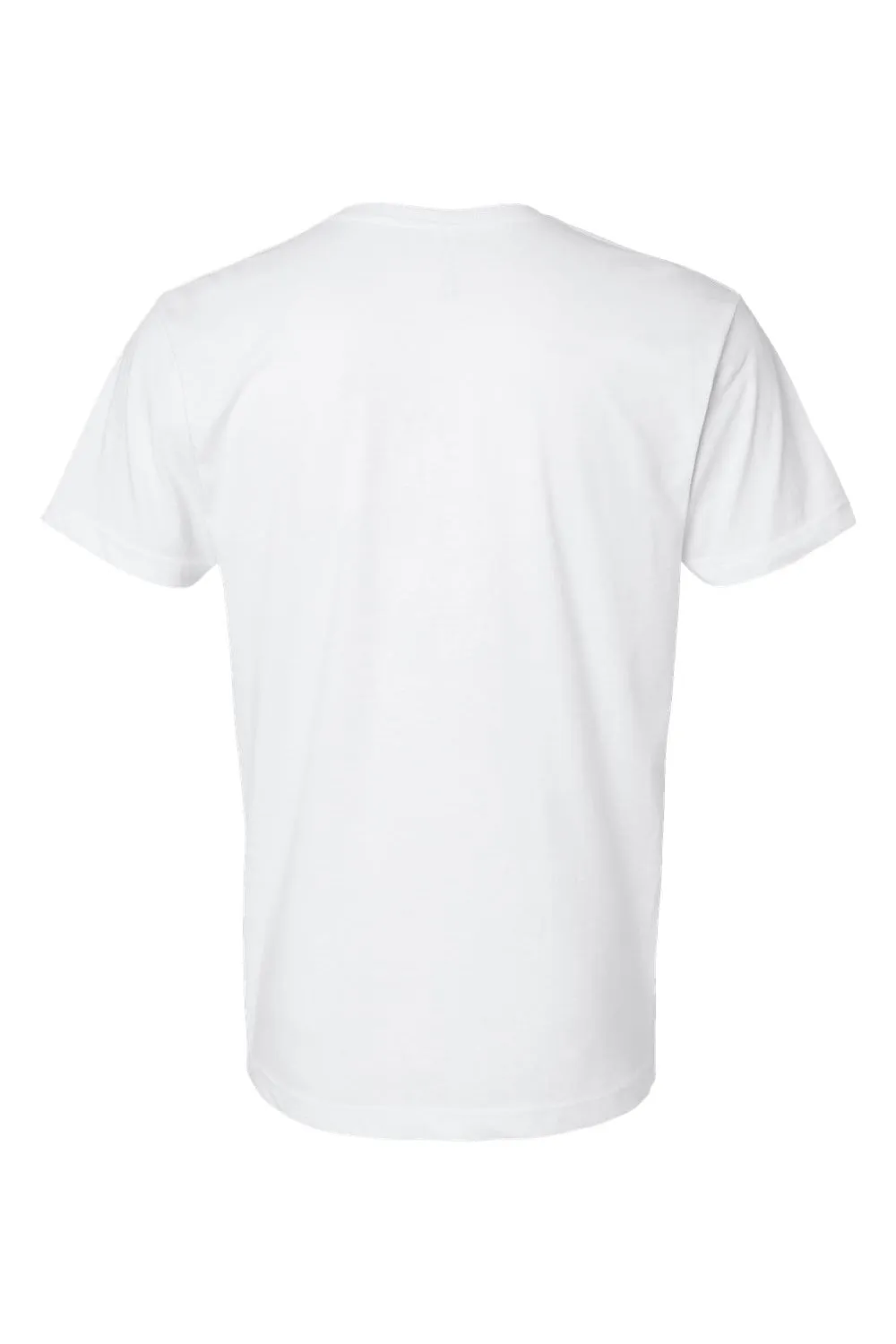 LAT Mens Fine Jersey Short Sleeve Crewneck T-Shirt - White