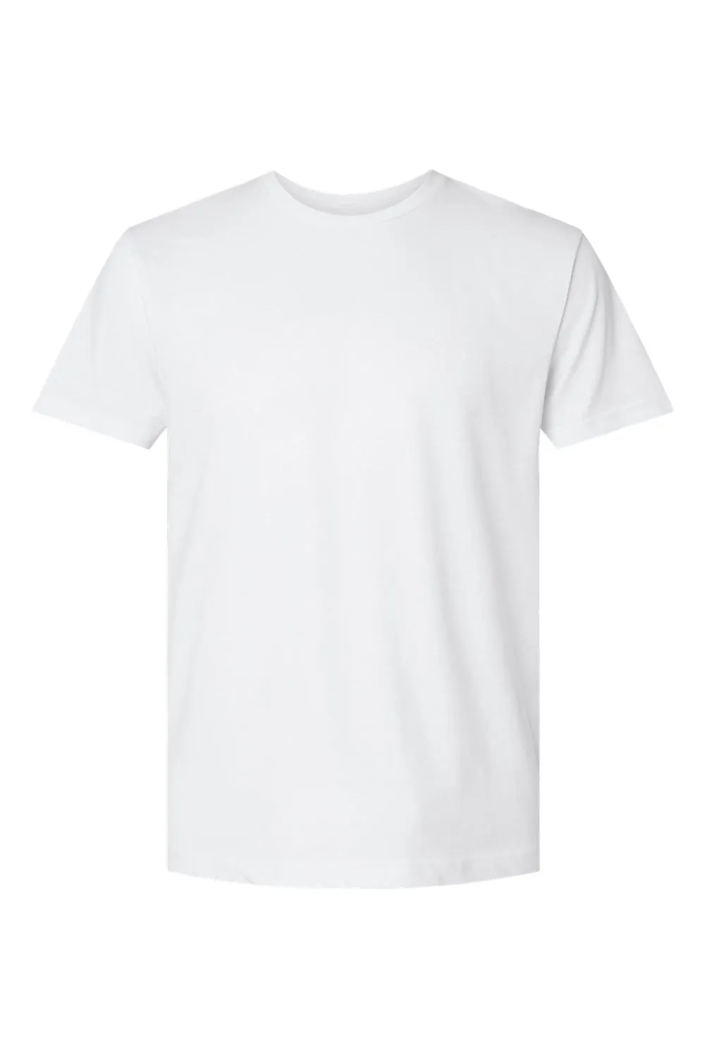 LAT Mens Fine Jersey Short Sleeve Crewneck T-Shirt - White