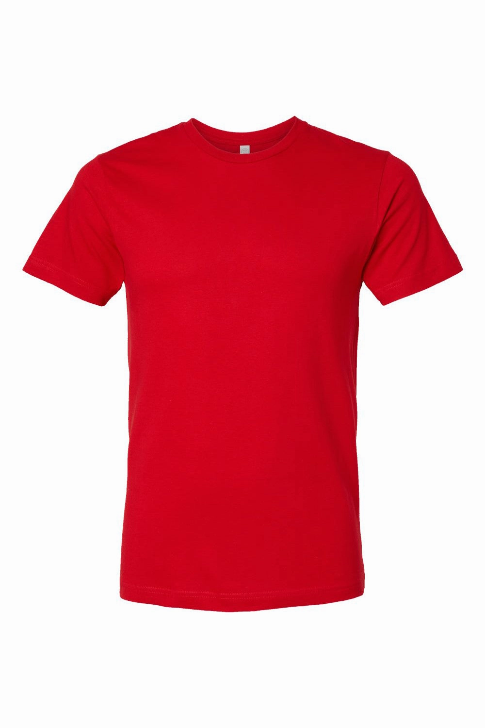 LAT Mens Fine Jersey Short Sleeve Crewneck T-Shirt - Red