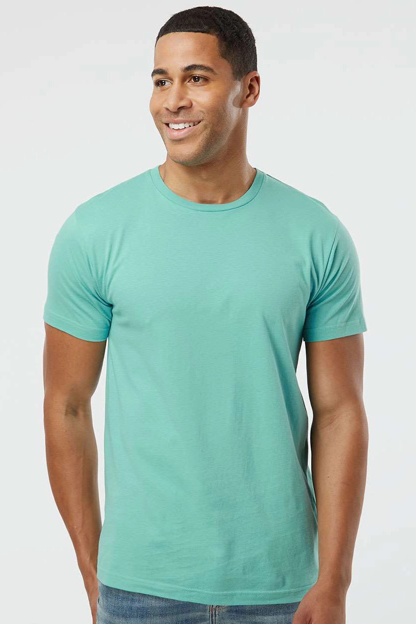 LAT Mens Fine Jersey Short Sleeve Crewneck T-Shirt - Saltwater Green