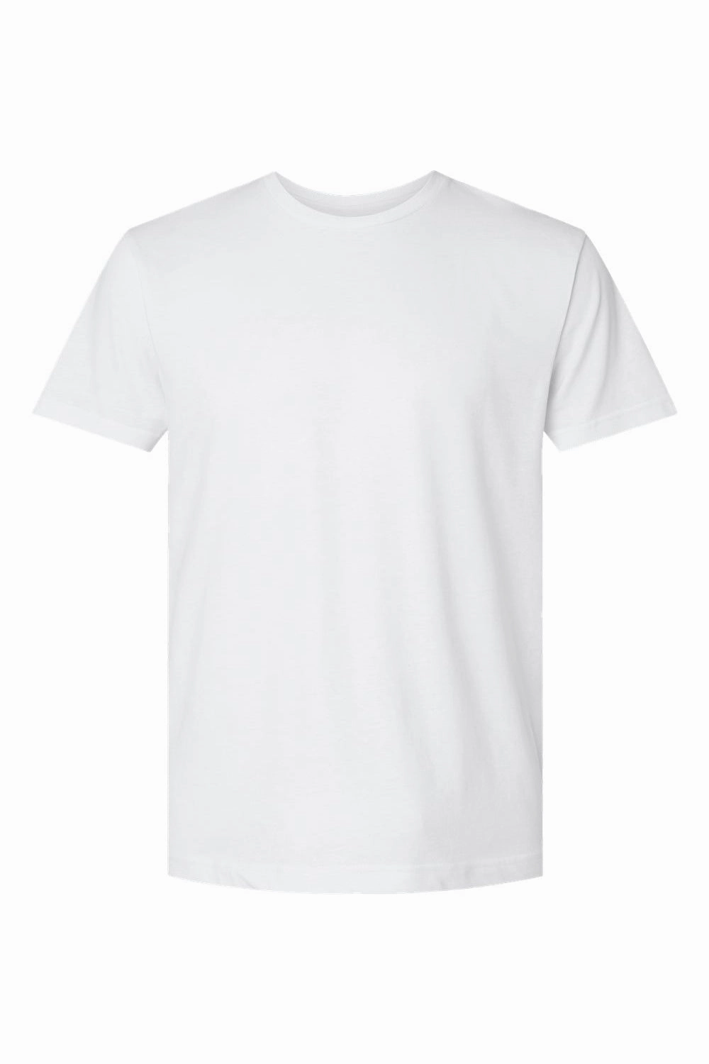 LAT Mens Fine Jersey Short Sleeve Crewneck T-Shirt - White