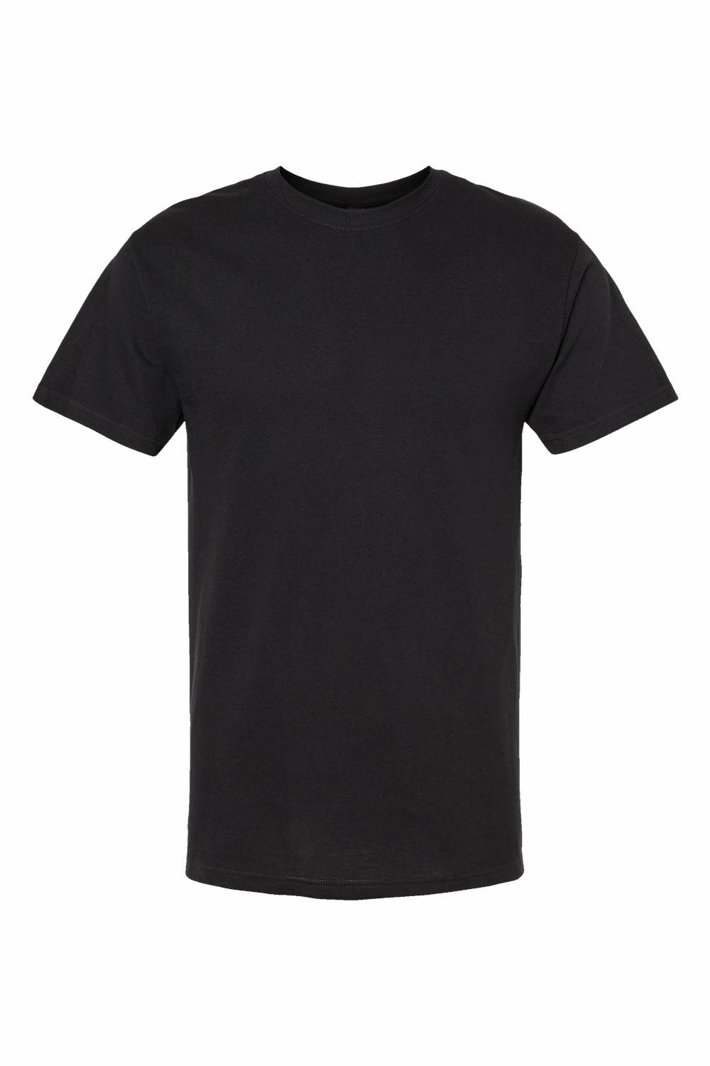 M&O Mens Gold Soft Touch Short Sleeve Crewneck T-Shirt - Black