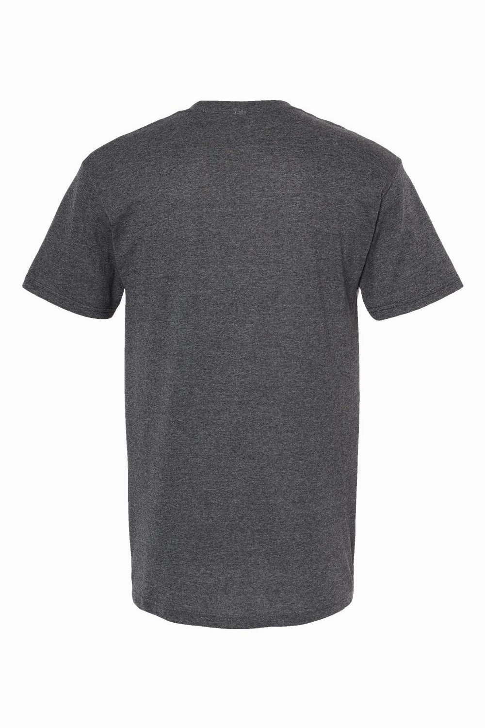 M&O Mens Gold Soft Touch Short Sleeve Crewneck T-Shirt - Heather Dark Grey