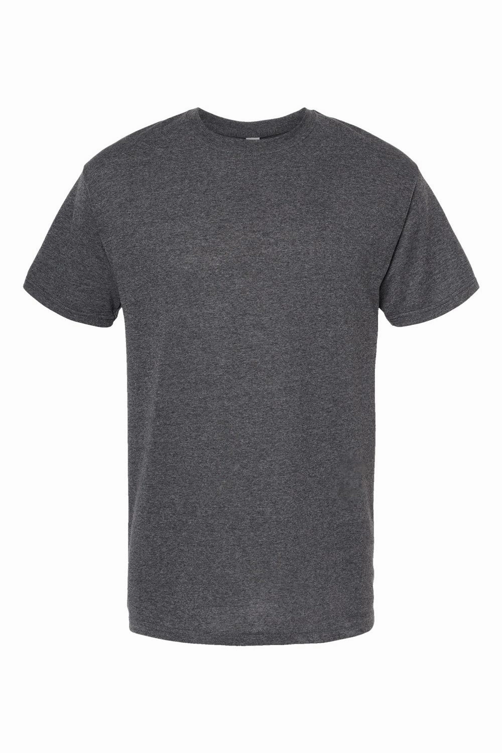 M&O Mens Gold Soft Touch Short Sleeve Crewneck T-Shirt - Heather Dark Grey