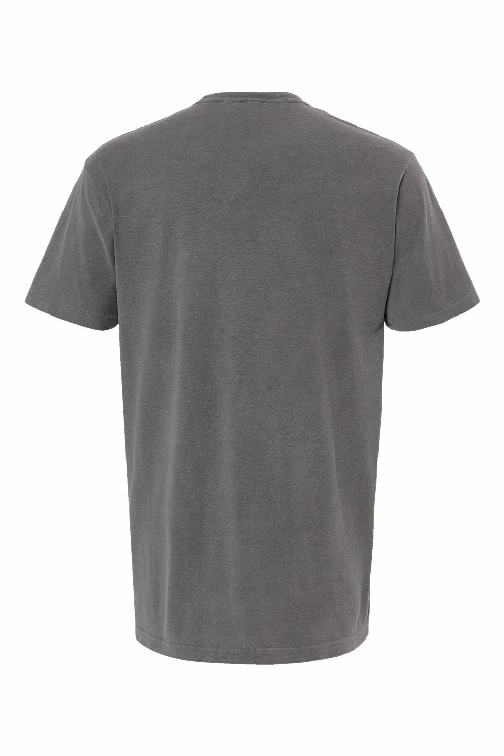 M&O Mens Vintage Garment Dyed Short Sleeve Crewneck T-Shirt - Grey
