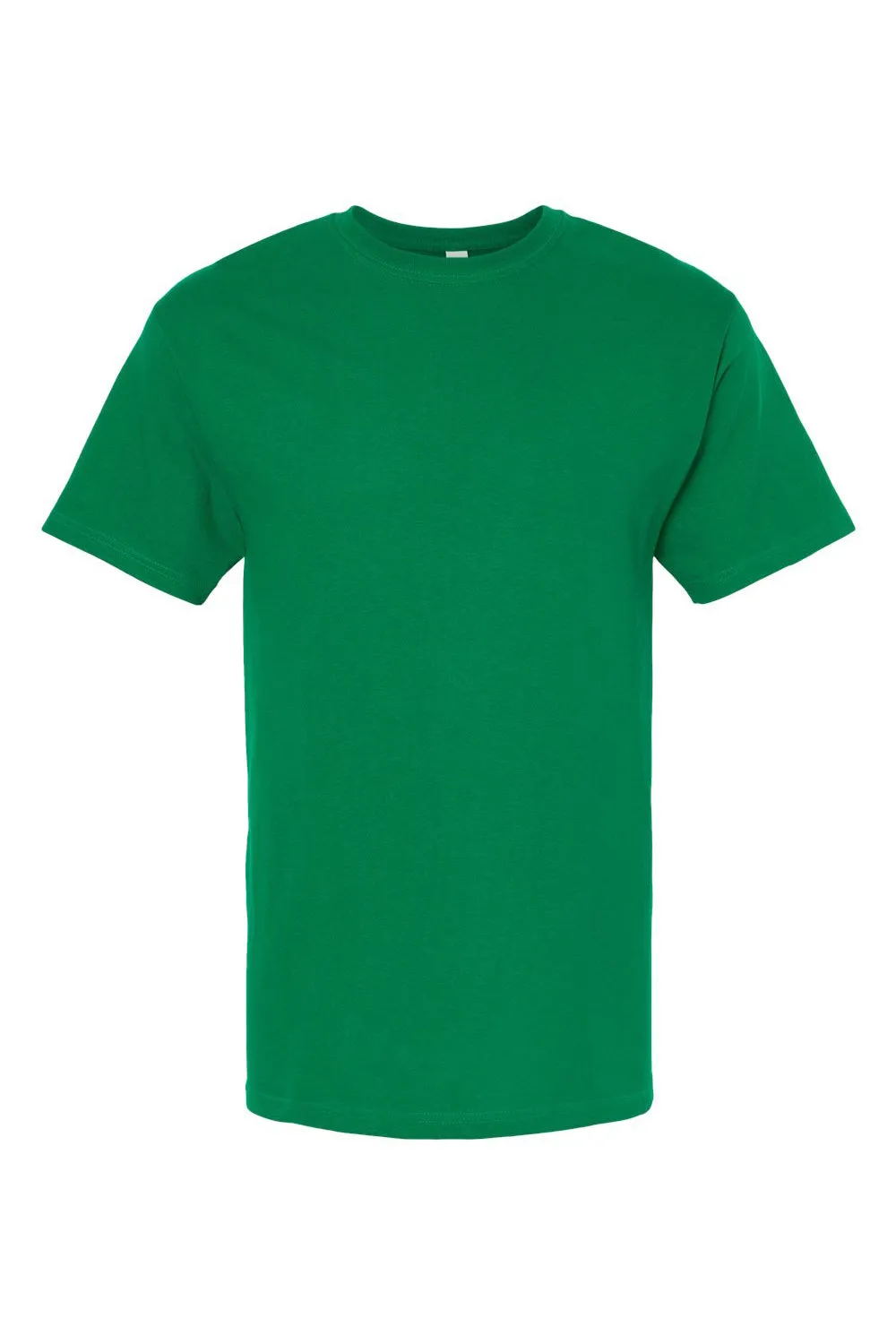 M&O Mens Gold Soft Touch Short Sleeve Crewneck T-Shirt - Fine Kelly Green