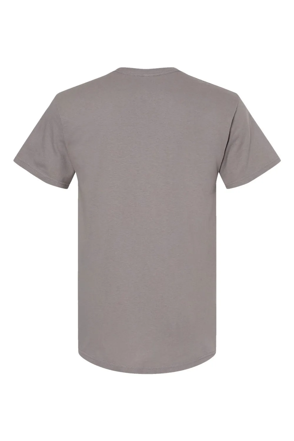 M&O Mens Gold Soft Touch Short Sleeve Crewneck T-Shirt - Gravel Grey