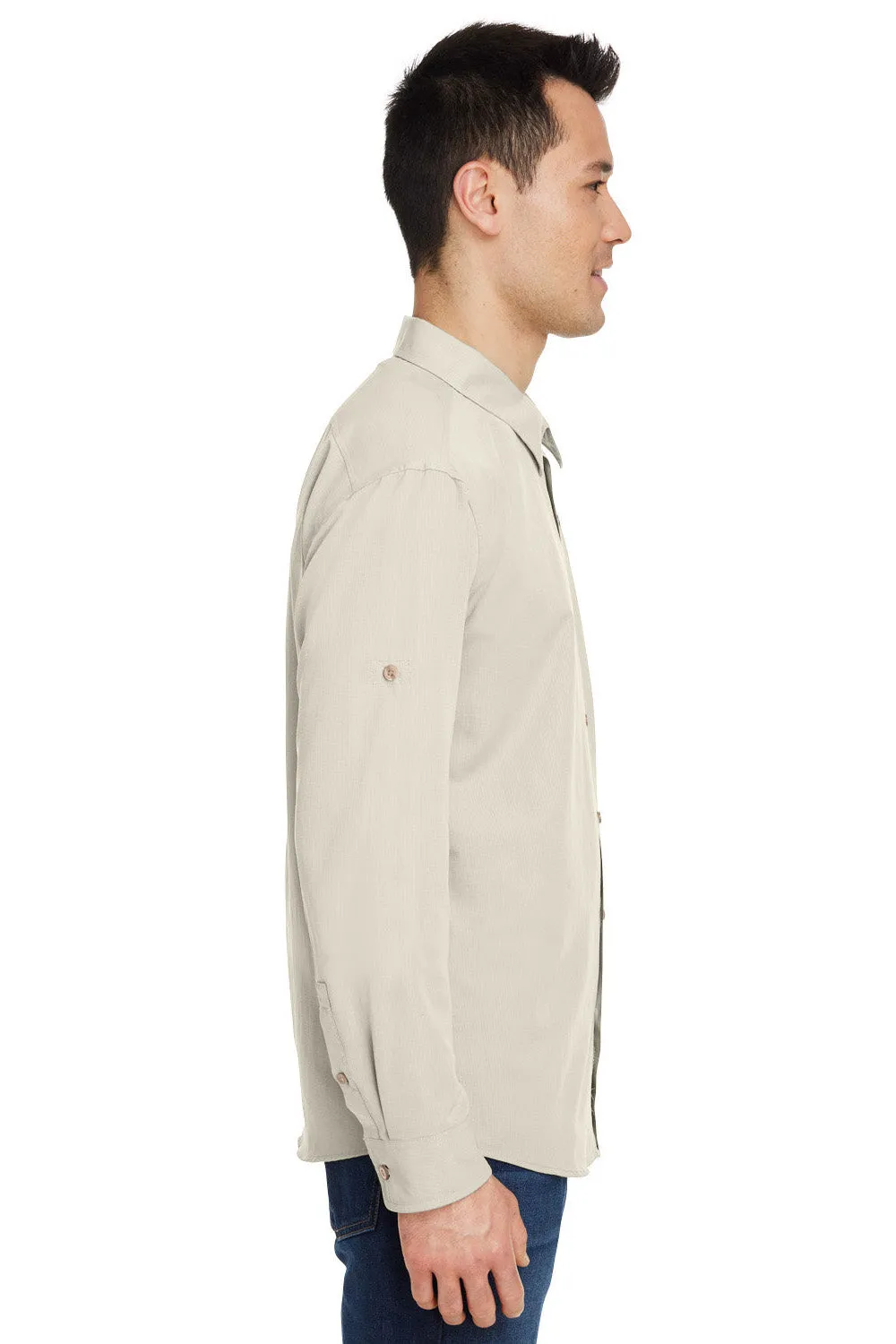 Marmot Mens Aerobora Long Sleeve Button Down Shirt w/ Pocket - Sandbar - Closeout