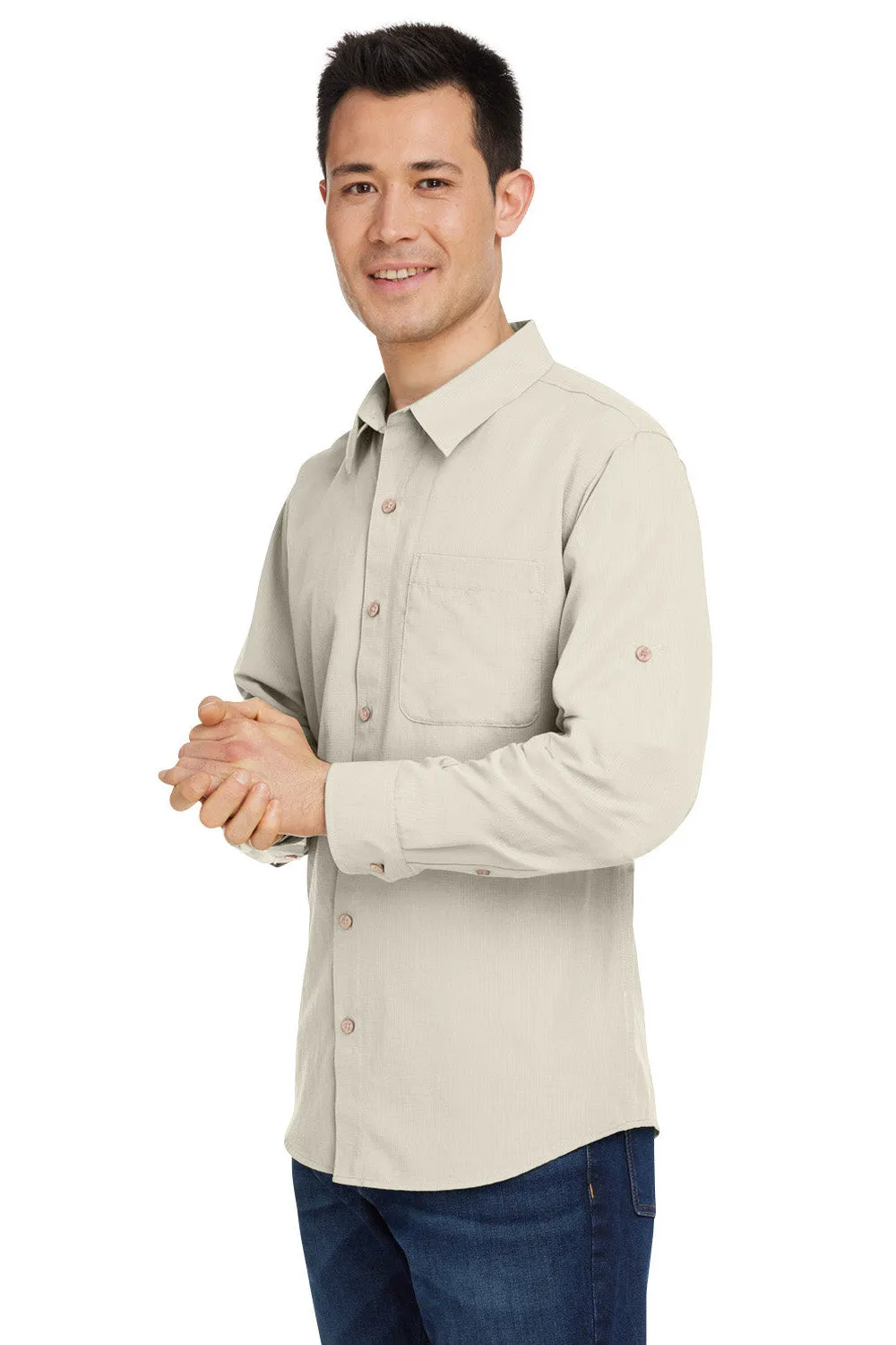 Marmot Mens Aerobora Long Sleeve Button Down Shirt w/ Pocket - Sandbar - Closeout