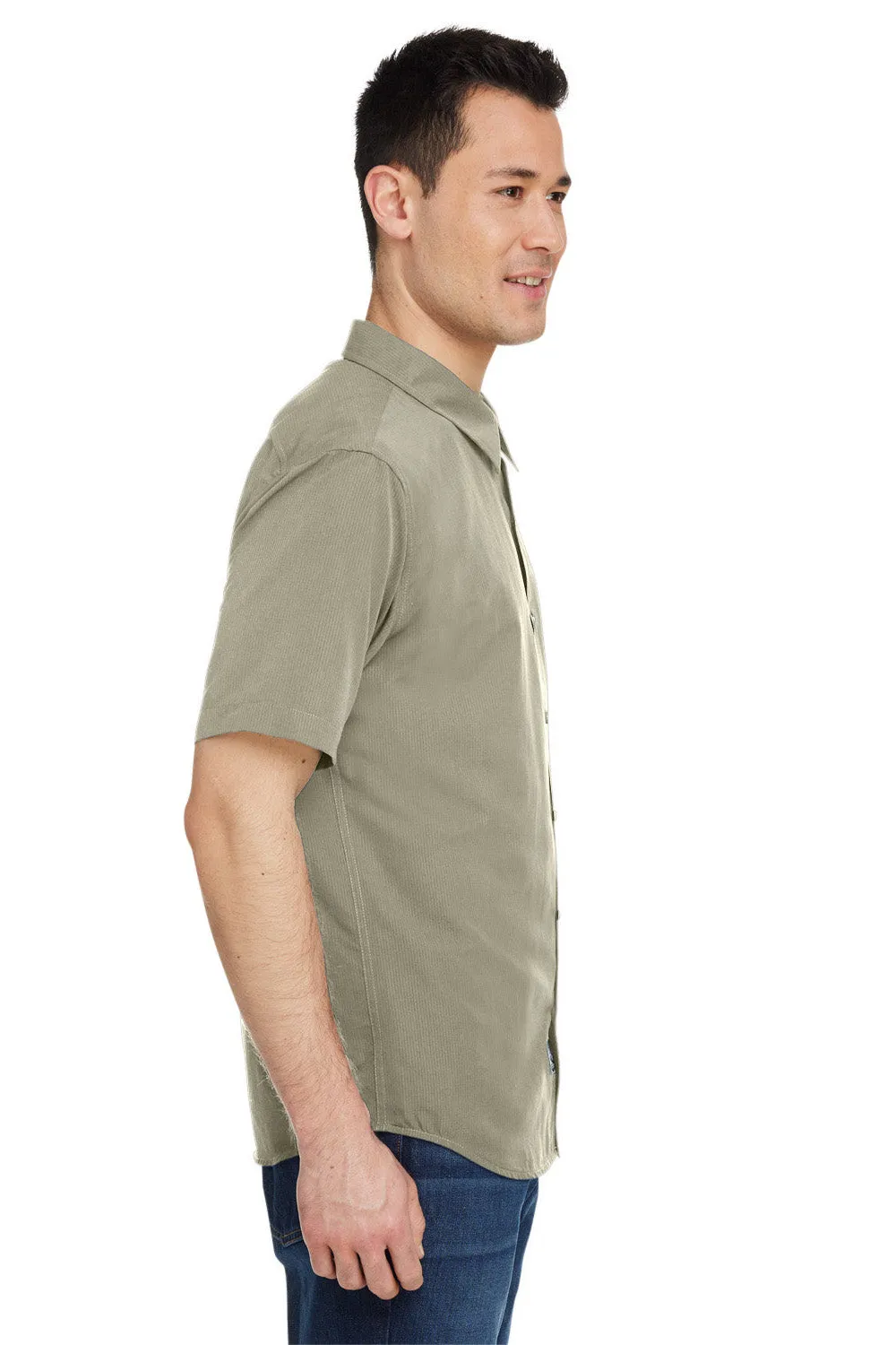 Marmot Mens Aerobora Short Sleeve Button Down Shirt w/ Pocket - Vetiver - Closeout
