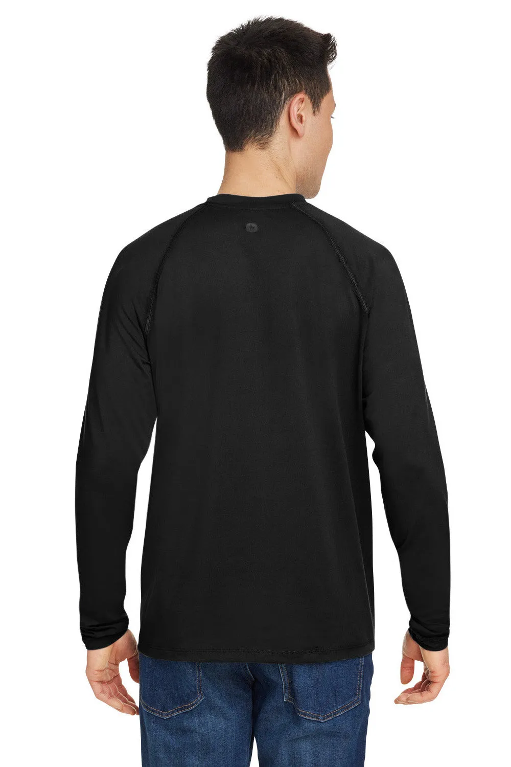 Marmot Mens Windridge Moisture Wicking Long Sleeve Crewneck T-Shirt - Black