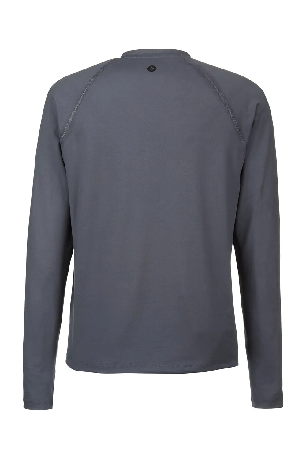 Marmot Mens Windridge Moisture Wicking Long Sleeve Crewneck T-Shirt - Steel Onyx Grey