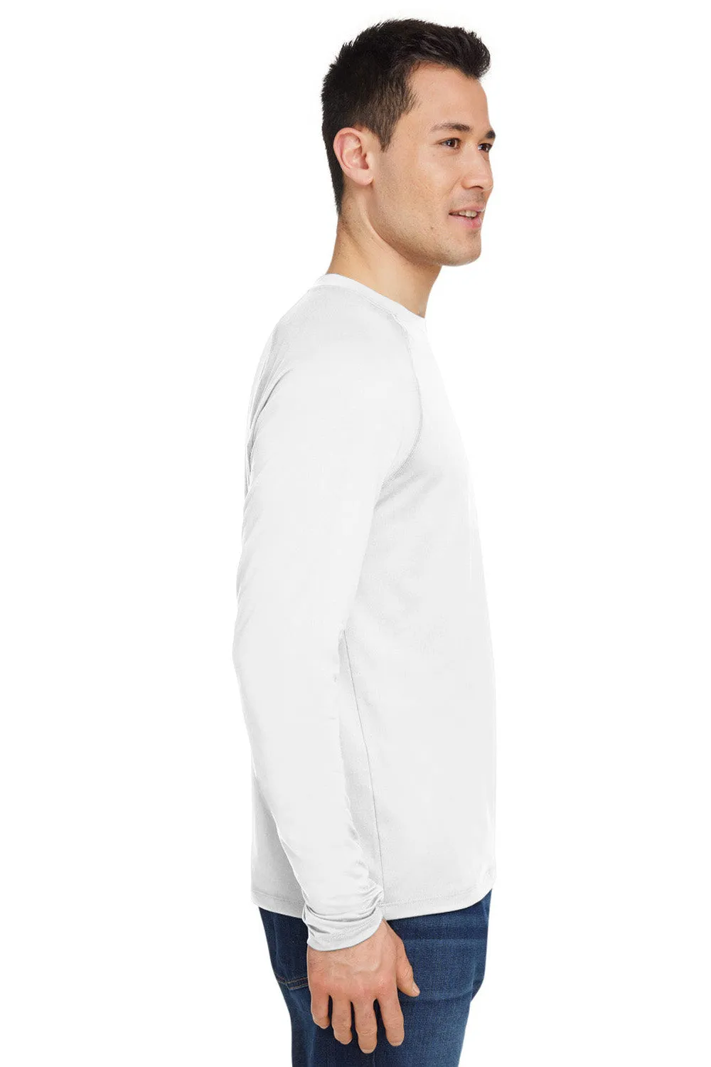 Marmot Mens Windridge Moisture Wicking Long Sleeve Crewneck T-Shirt - White