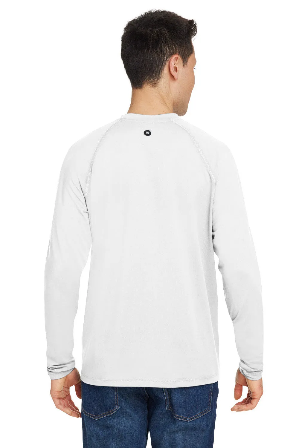 Marmot Mens Windridge Moisture Wicking Long Sleeve Crewneck T-Shirt - White