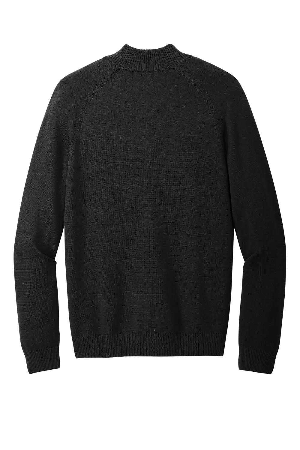 Mercer Mettle Mens 1/4 Zip Sweater - Deep Black