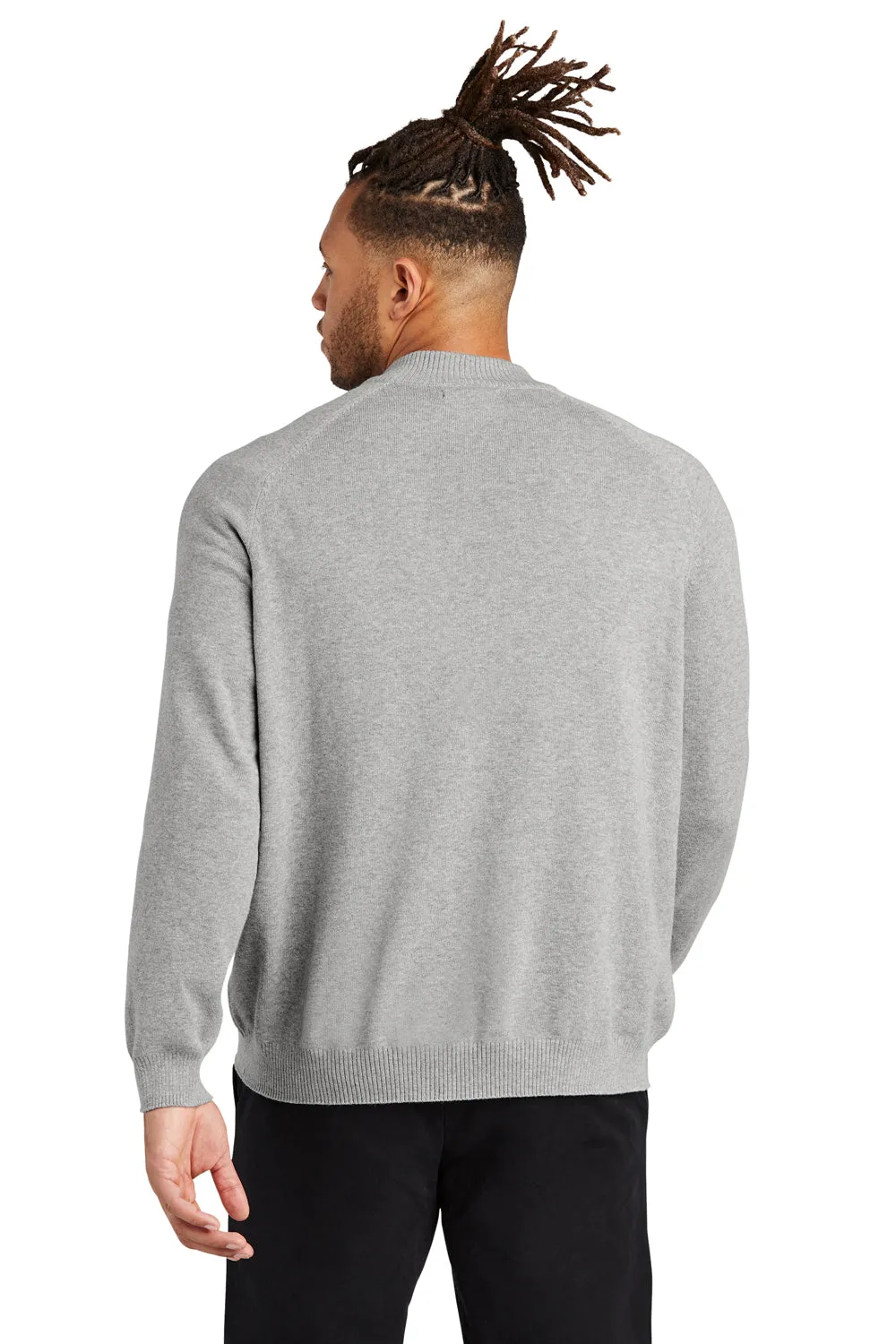 Mercer Mettle Mens 1/4 Zip Sweater - Heather Gusty Grey