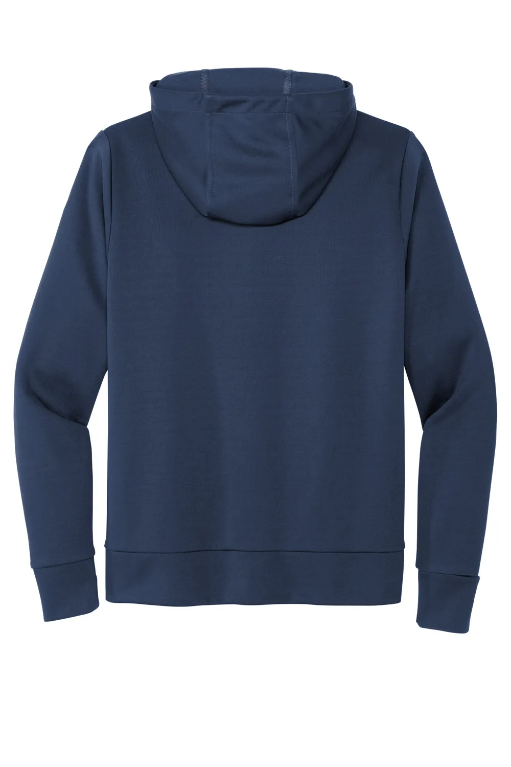 Mercer Mettle Mens Double Knit Full Zip Hooded Sweatshirt Hoodie w/ Pockets - Insignia Blue - Closeout