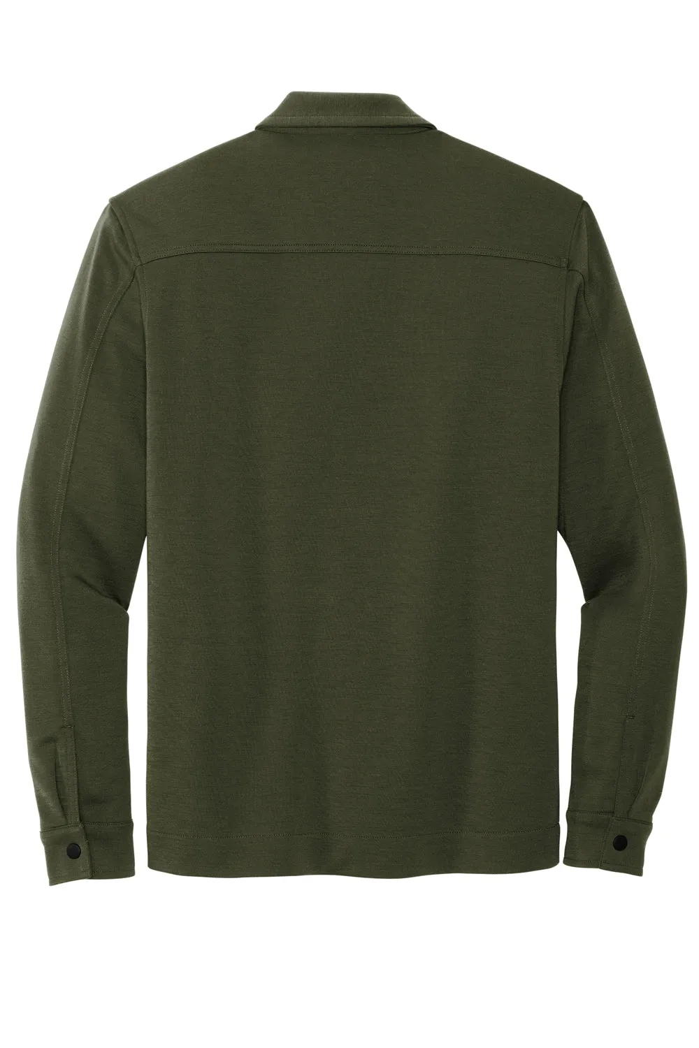 Mercer Mettle Mens Double Knit Snap Front Jacket - Townsend Green