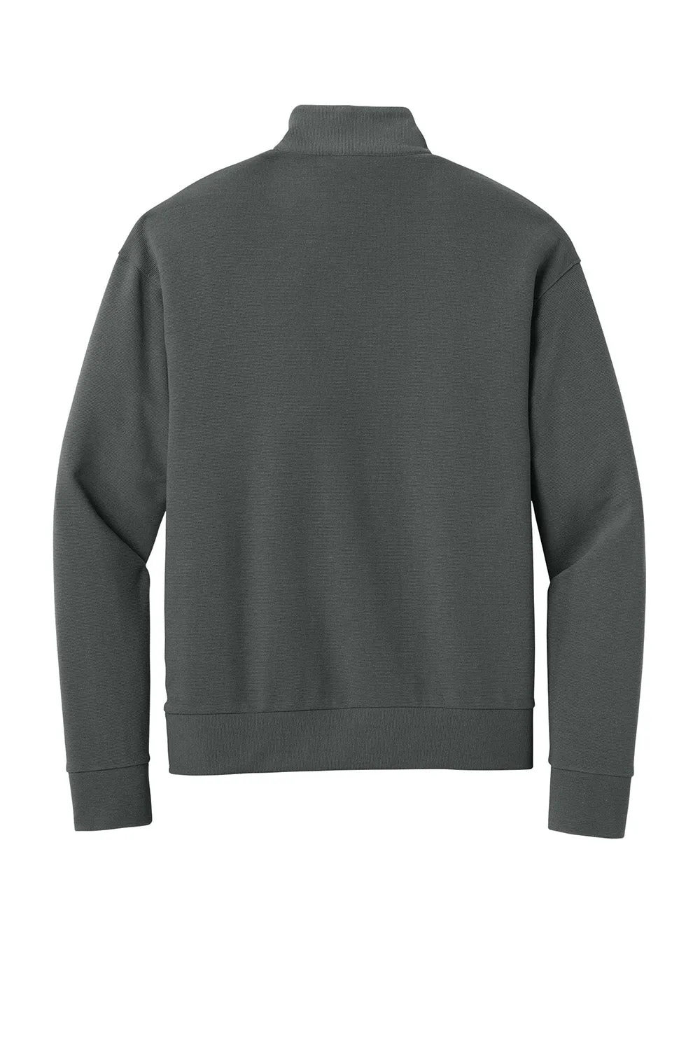 Mercer Mettle Mens Linear Texture Odor Resistant 1/4 Zip Sweatshirt - Storm Grey