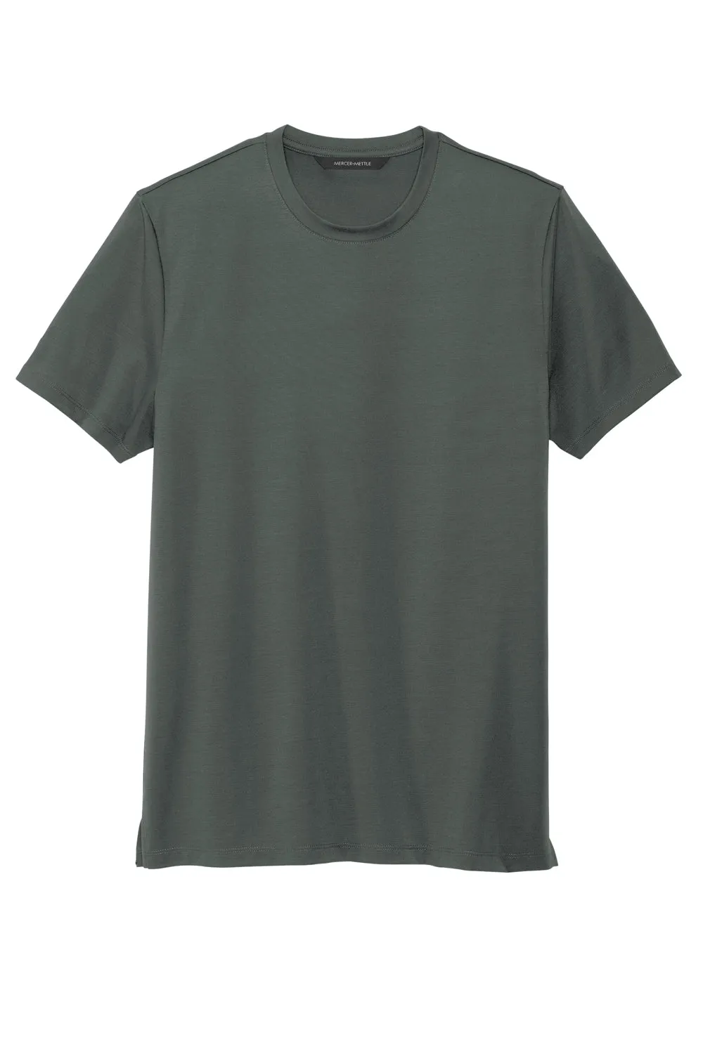 Mercer Mettle Mens Moisture Wicking Short Sleeve Crewneck T-Shirt - Anchor Grey