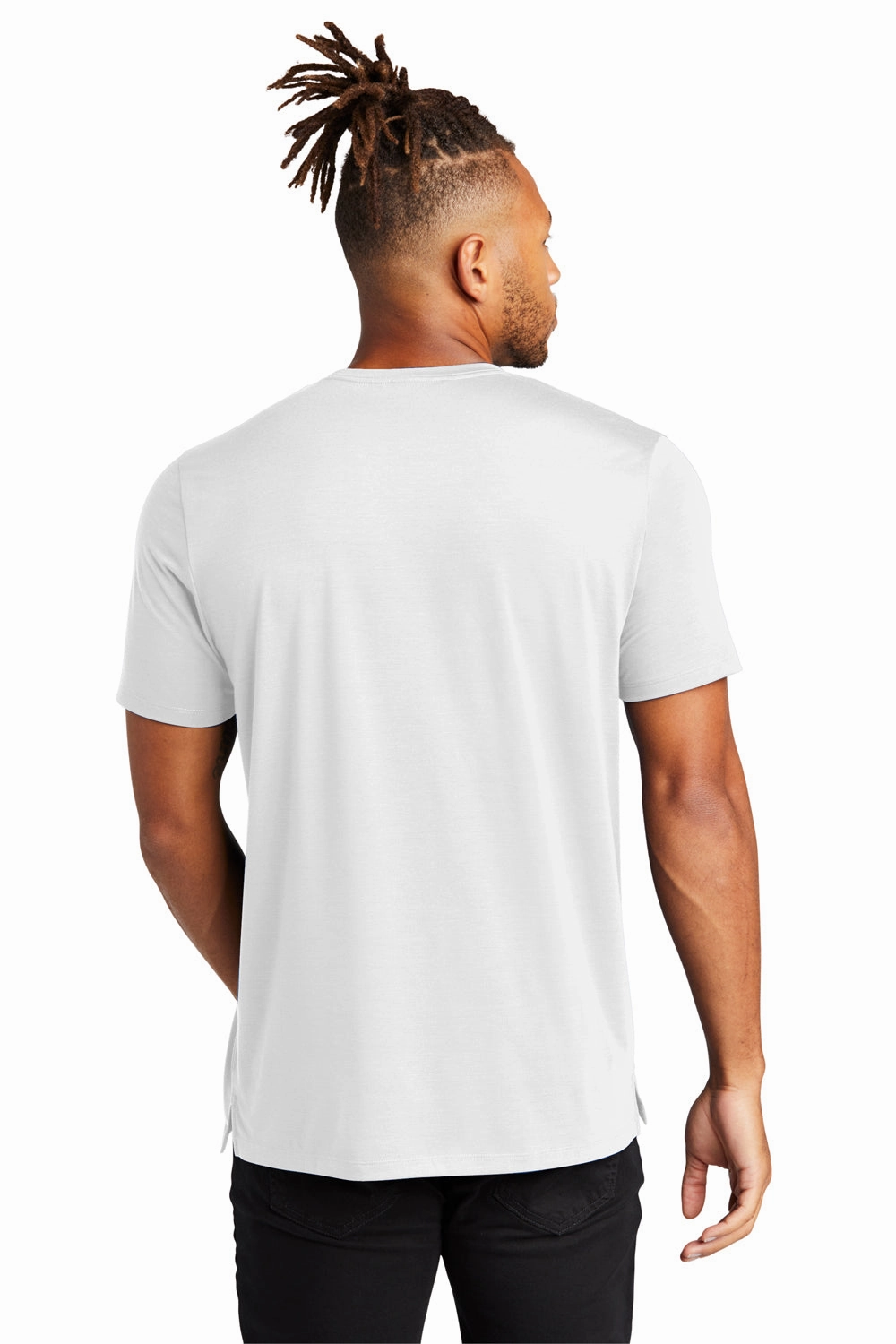 Mercer Mettle Mens Moisture Wicking Short Sleeve Crewneck T-Shirt - White