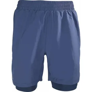 More Mile Core 2 In 1 Mens Running Shorts - Blue men's shorts for summer activities and lounging