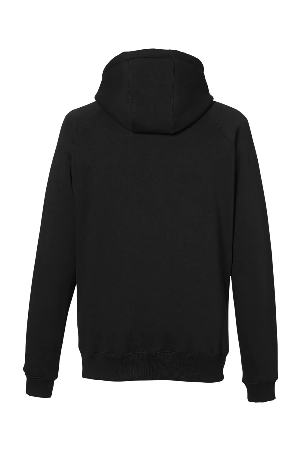 Nautica Mens Anchor Fleece Hooded Sweatshirt Hoodie w/ Pouch Pocket - Black