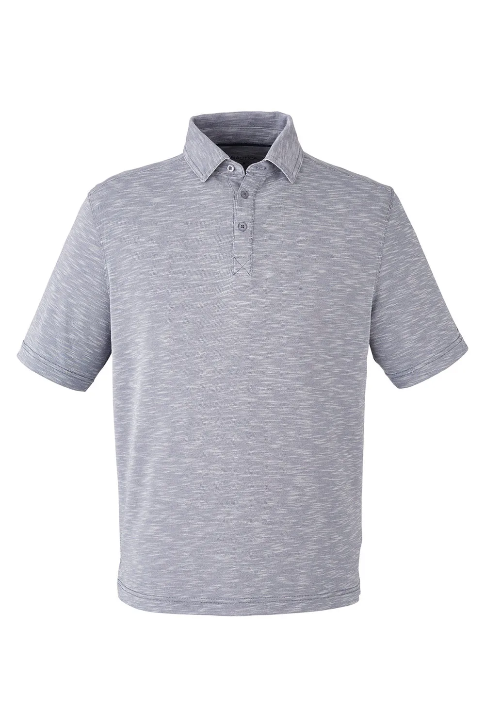 Nautica Mens Sun Surfer Short Sleeve Polo Shirt - Vintage Pebble Grey