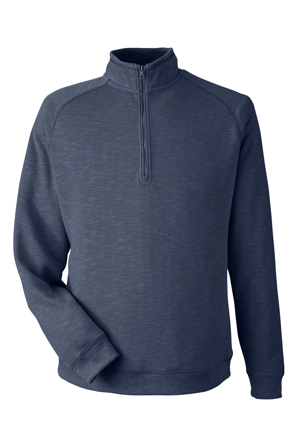 Nautica Mens Sun Surfer Supreme 1/4 Zip Sweatshirt w/ Pockets - Vintage Navy Blue