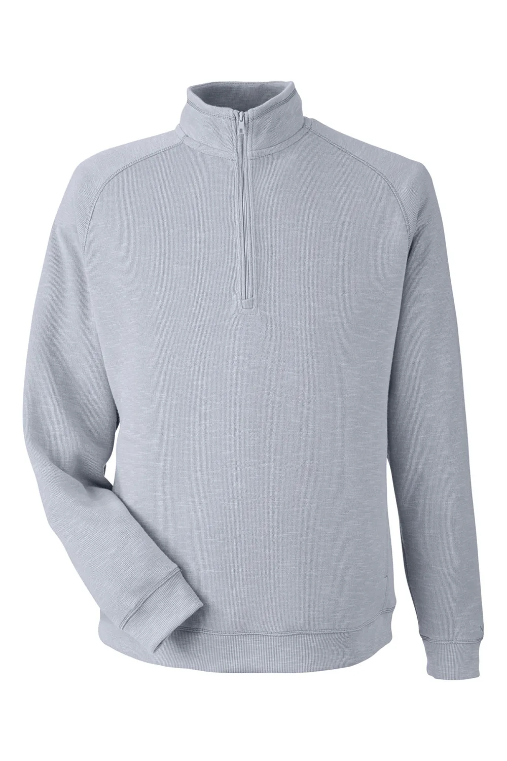 Nautica Mens Sun Surfer Supreme 1/4 Zip Sweatshirt w/ Pockets - Vintage Pebble Grey